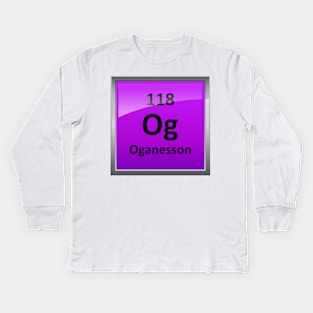 Oganesson - Element 118 Periodic Table Symbol Kids Long Sleeve T-Shirt